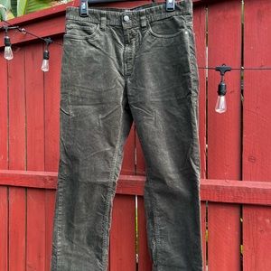 Dark grey corduroy pants
